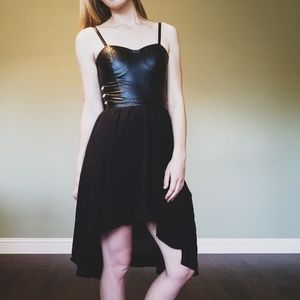Black High Low Dress